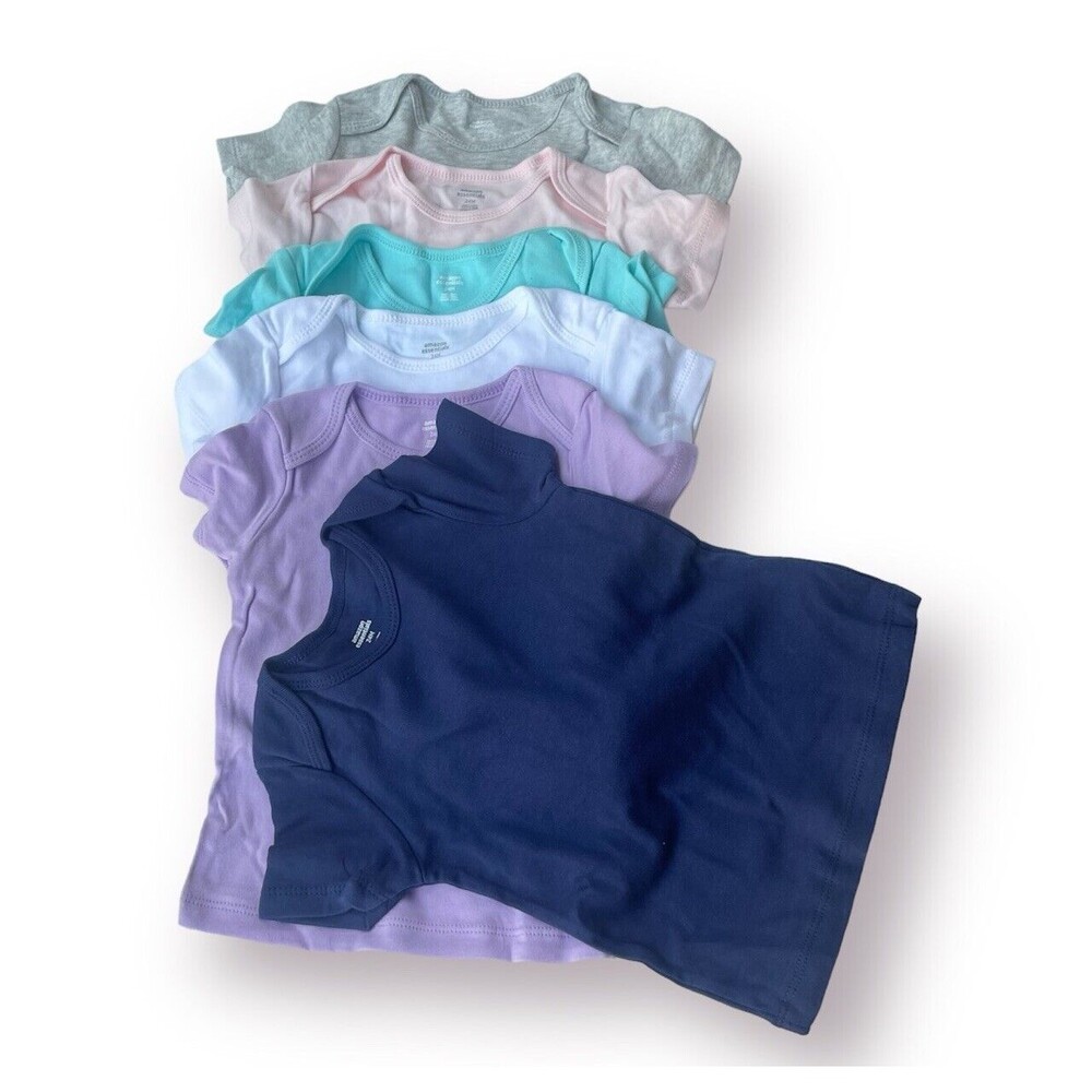 6 Pack Tees 2T Toddler 2 Years Cotton Multicolor NWT